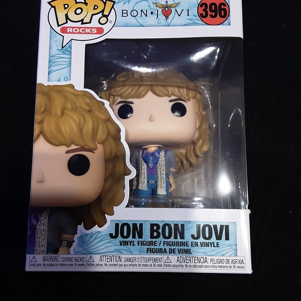 The Funko Pop Rocks 1980's Jon Bon Jovi #396